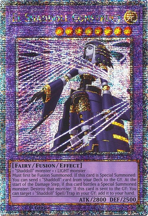 El Shaddoll Construct (Alternate Art) [RA04-EN229] Quarter Century Secret Rare | Galactic Gamez