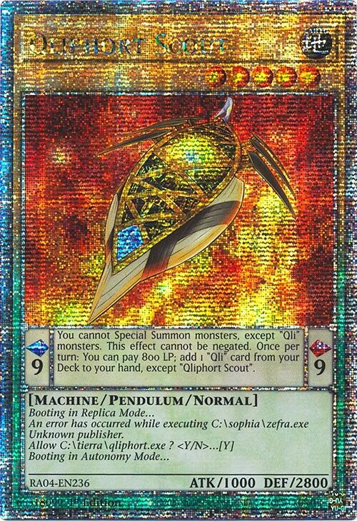 Qliphort Scout [RA04-EN236] Quarter Century Secret Rare | Galactic Gamez