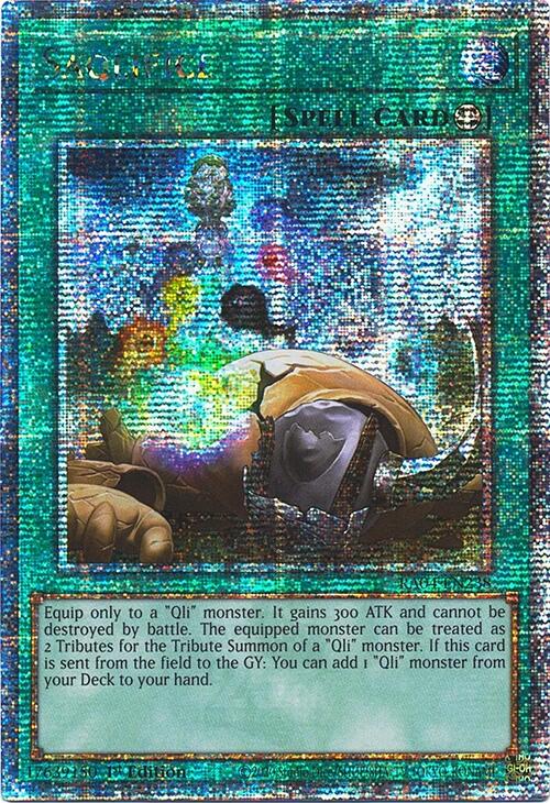 Saqlifice [RA04-EN238] Quarter Century Secret Rare | Galactic Gamez