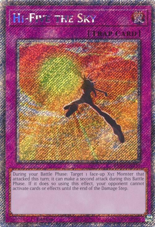 Hi-Five the Sky [RA04-EN239] Platinum Secret Rare | Galactic Gamez