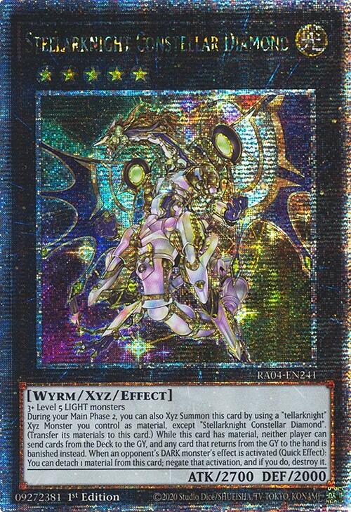 Stellarknight Constellar Diamond [RA04-EN241] Quarter Century Secret Rare | Galactic Gamez