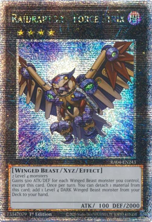 Raidraptor - Force Strix [RA04-EN243] Quarter Century Secret Rare | Galactic Gamez