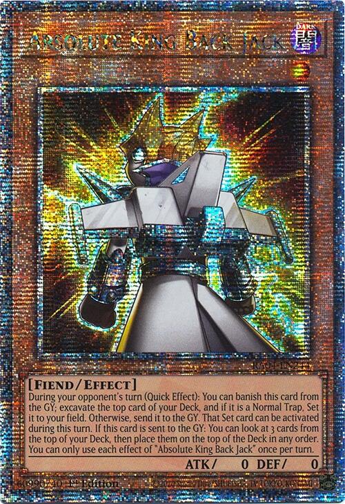 Absolute King Back Jack [RA04-EN244] Quarter Century Secret Rare | Galactic Gamez