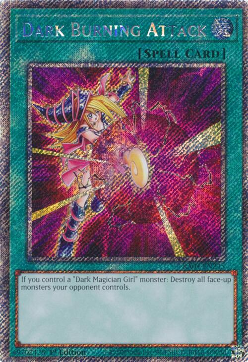 Dark Burning Attack [RA04-EN245] Platinum Secret Rare | Galactic Gamez