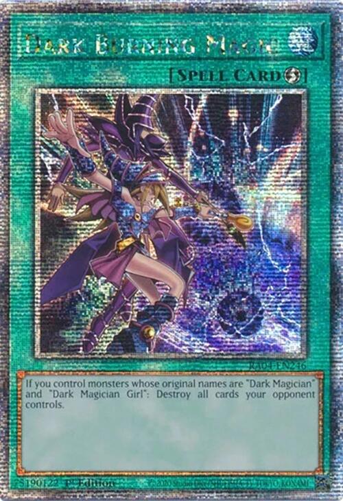 Dark Burning Magic [RA04-EN246] Quarter Century Secret Rare | Galactic Gamez