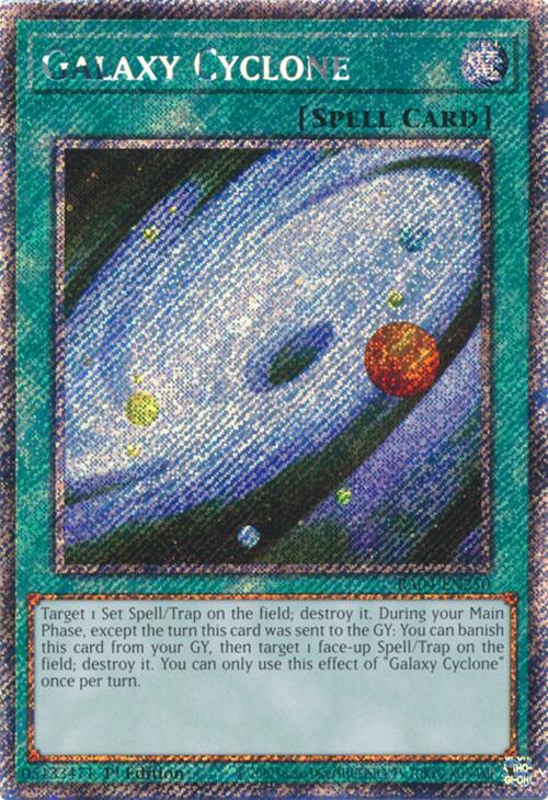 Galaxy Cyclone [RA04-EN250] Platinum Secret Rare | Galactic Gamez