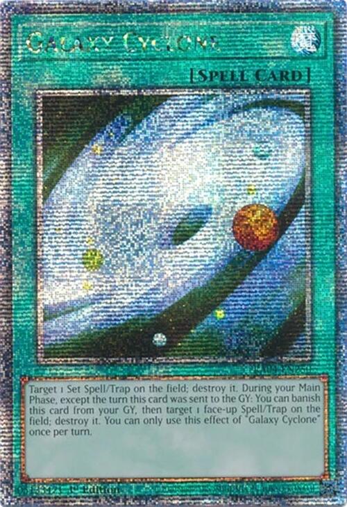 Galaxy Cyclone [RA04-EN250] Quarter Century Secret Rare | Galactic Gamez