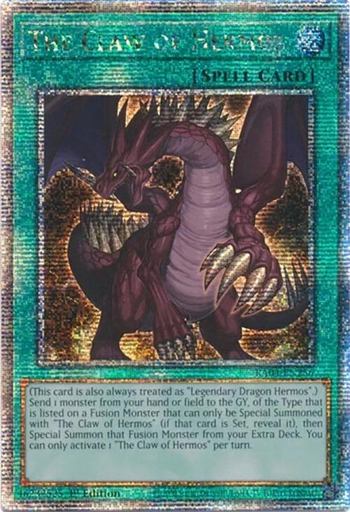 The Claw of Hermos [RA04-EN256] Quarter Century Secret Rare | Galactic Gamez