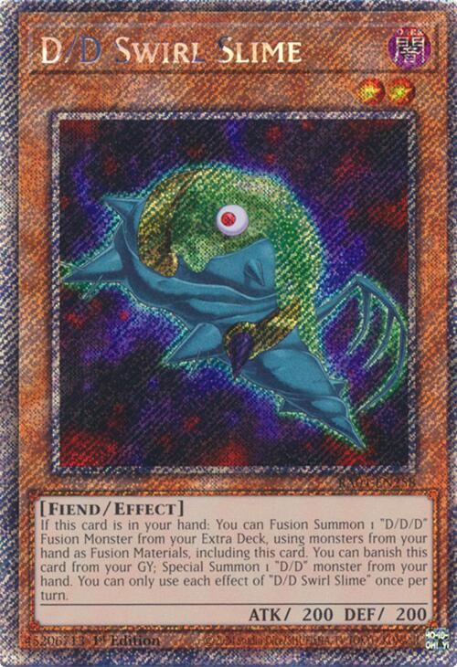 D/D Swirl Slime [RA04-EN258] Platinum Secret Rare | Galactic Gamez