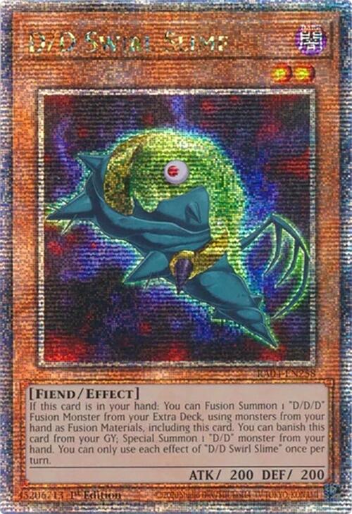 D/D Swirl Slime [RA04-EN258] Quarter Century Secret Rare | Galactic Gamez