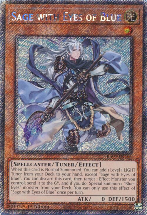 Sage with Eyes of Blue [RA04-EN266] Platinum Secret Rare | Galactic Gamez