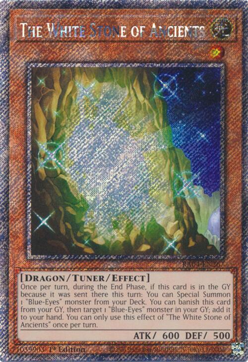 The White Stone of Ancients [RA04-EN267] Platinum Secret Rare | Galactic Gamez