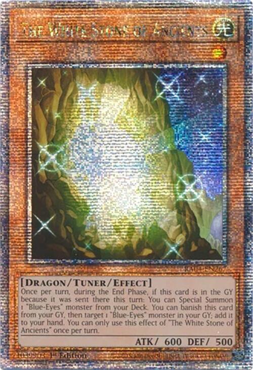 The White Stone of Ancients [RA04-EN267] Quarter Century Secret Rare | Galactic Gamez