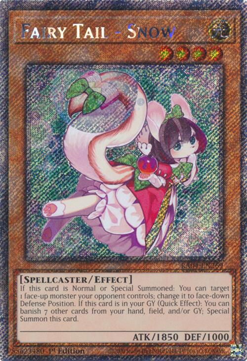 Fairy Tail - Snow [RA04-EN269] Platinum Secret Rare | Galactic Gamez