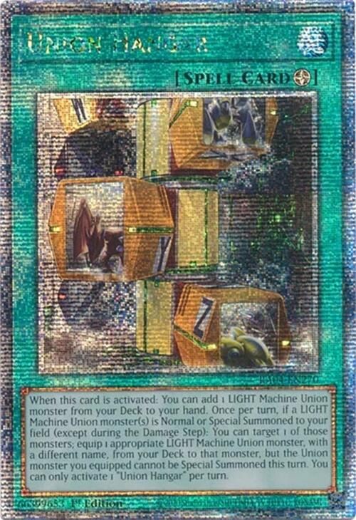 Union Hangar [RA04-EN270] Quarter Century Secret Rare | Galactic Gamez