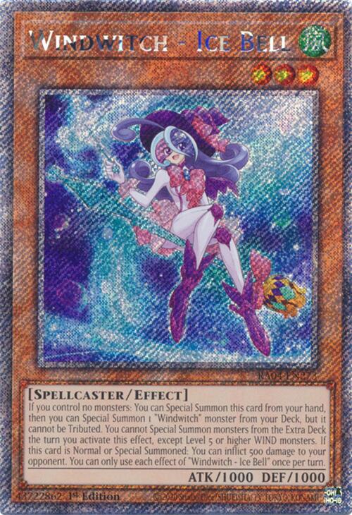 Windwitch - Ice Bell [RA04-EN273] Platinum Secret Rare | Galactic Gamez