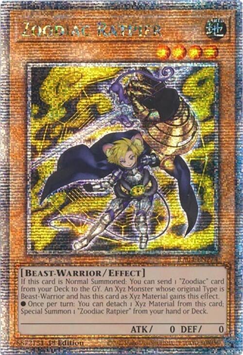 Zoodiac Ratpier [RA04-EN274] Quarter Century Secret Rare | Galactic Gamez