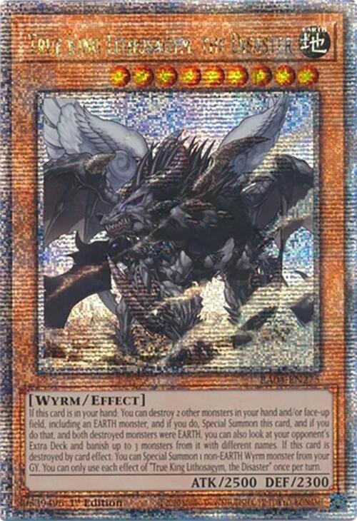 True King Lithosagym, the Disaster [RA04-EN275] Quarter Century Secret Rare | Galactic Gamez