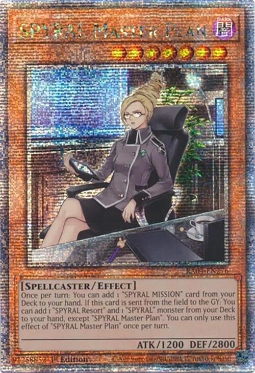 SPYRAL Master Plan [RA04-EN276] Quarter Century Secret Rare | Galactic Gamez