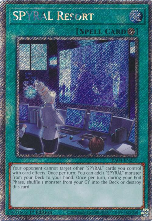 SPYRAL Resort [RA04-EN277] Platinum Secret Rare | Galactic Gamez