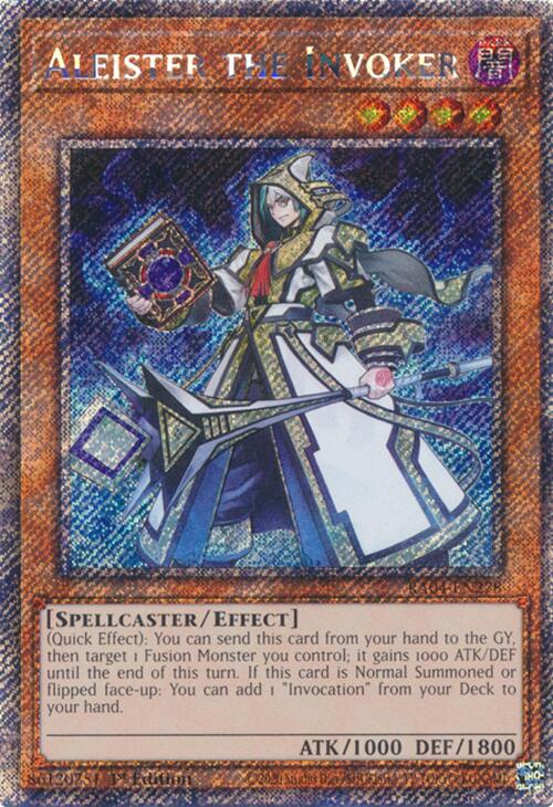 Aleister the Invoker [RA04-EN278] Platinum Secret Rare | Galactic Gamez