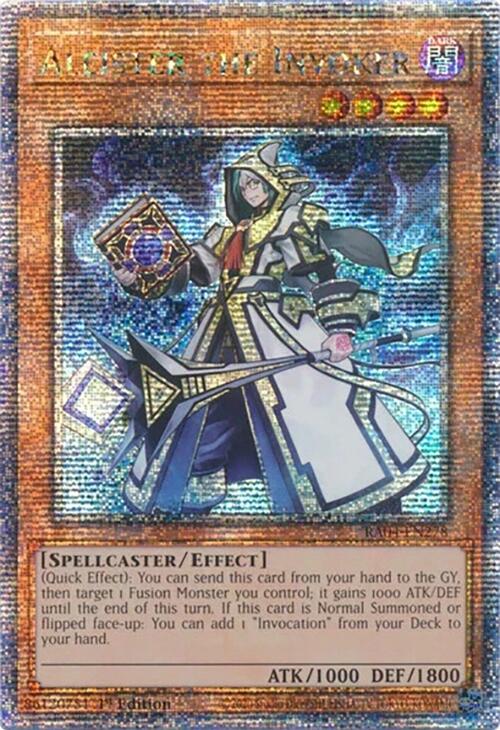 Aleister the Invoker [RA04-EN278] Quarter Century Secret Rare | Galactic Gamez