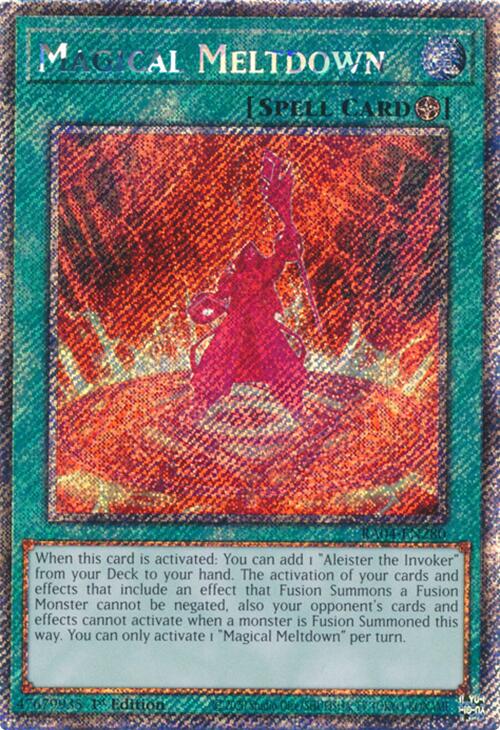 Magical Meltdown [RA04-EN280] Platinum Secret Rare | Galactic Gamez