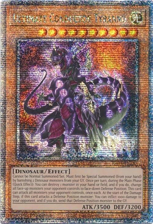 Ultimate Conductor Tyranno [RA04-EN287] Quarter Century Secret Rare | Galactic Gamez