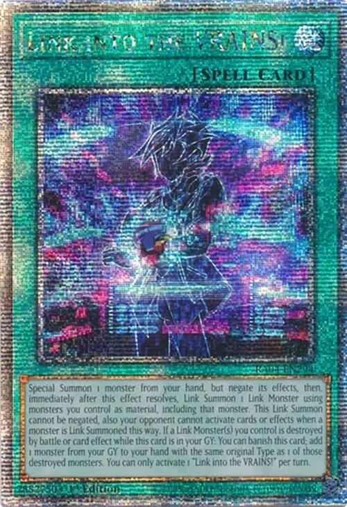 Link into the VRAINS! [RA04-EN294] Quarter Century Secret Rare | Galactic Gamez
