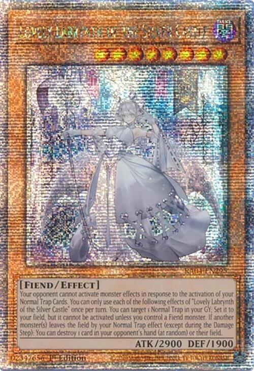 Lovely Labrynth of the Silver Castle [RA04-EN295] Quarter Century Secret Rare | Galactic Gamez