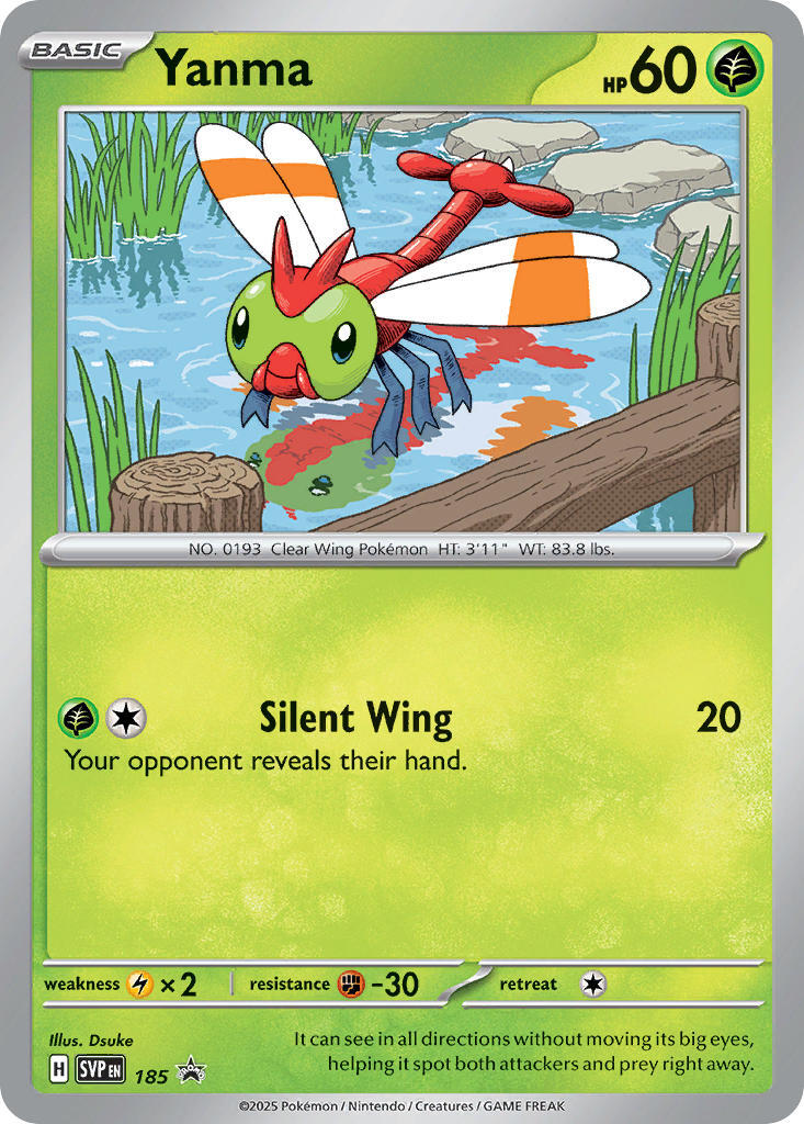 Yanma (185) [Scarlet & Violet: Black Star Promos] | Galactic Gamez