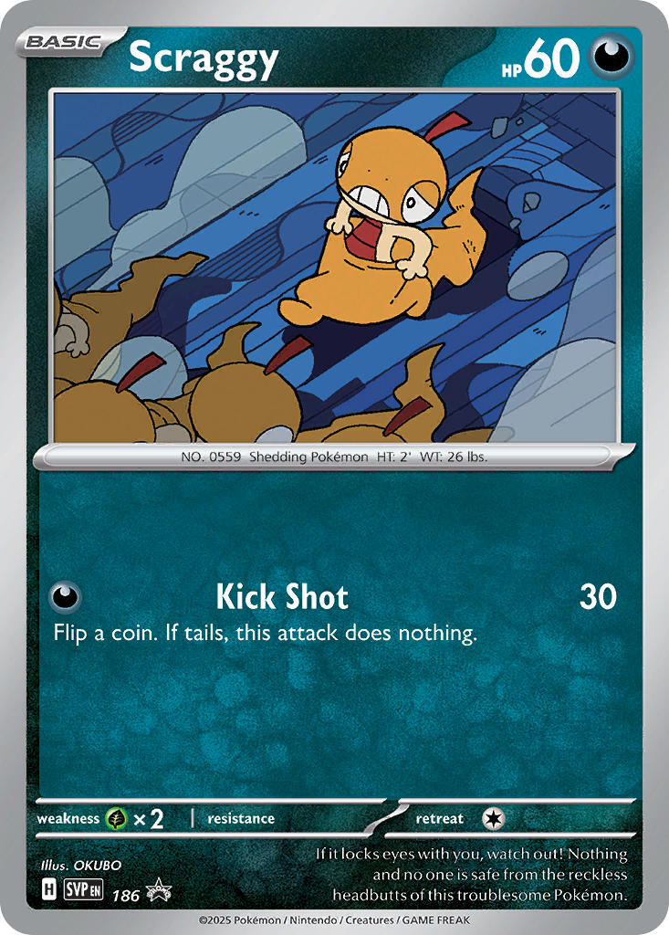 Scraggy (186) [Scarlet & Violet: Black Star Promos] | Galactic Gamez
