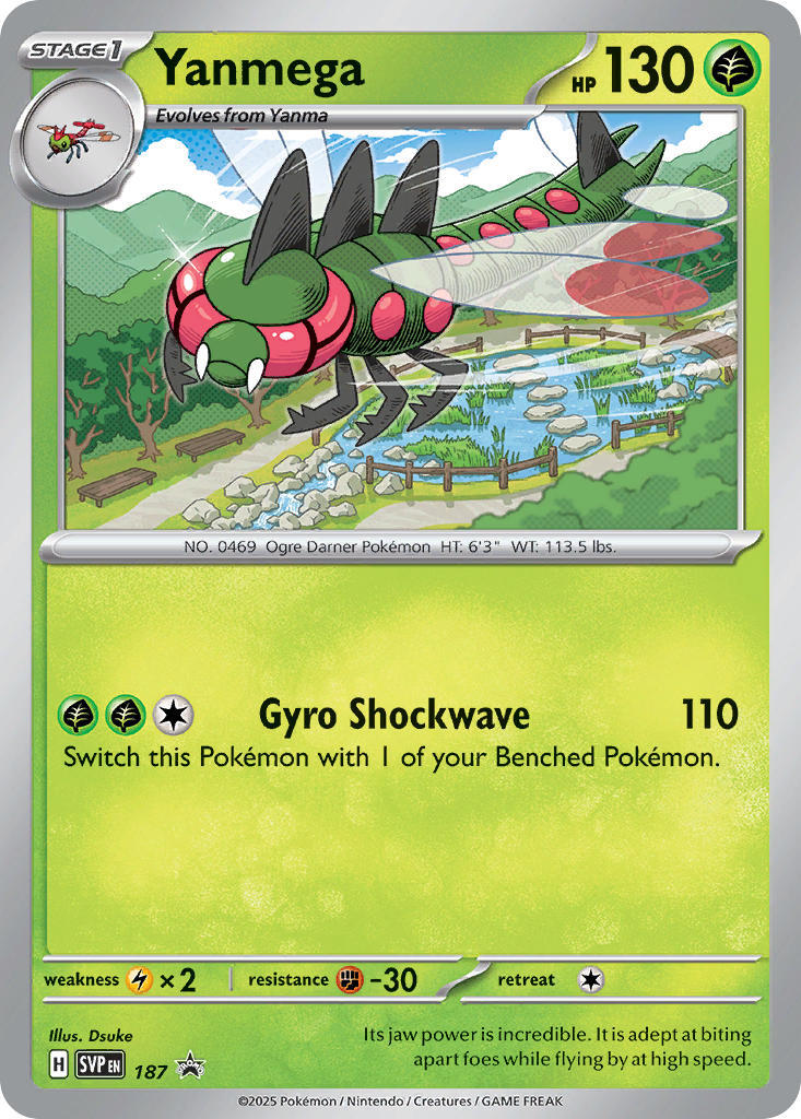 Yanmega (187) [Scarlet & Violet: Black Star Promos] | Galactic Gamez
