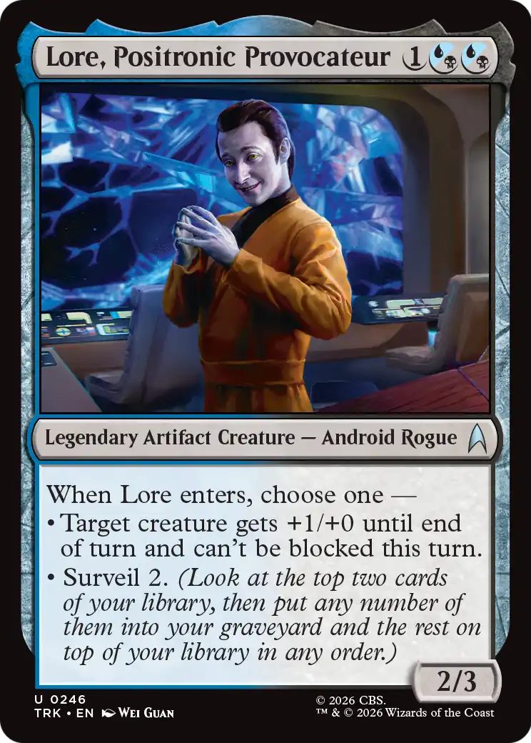 Lore, Positronic Provocateur [Star Trek] | Galactic Gamez
