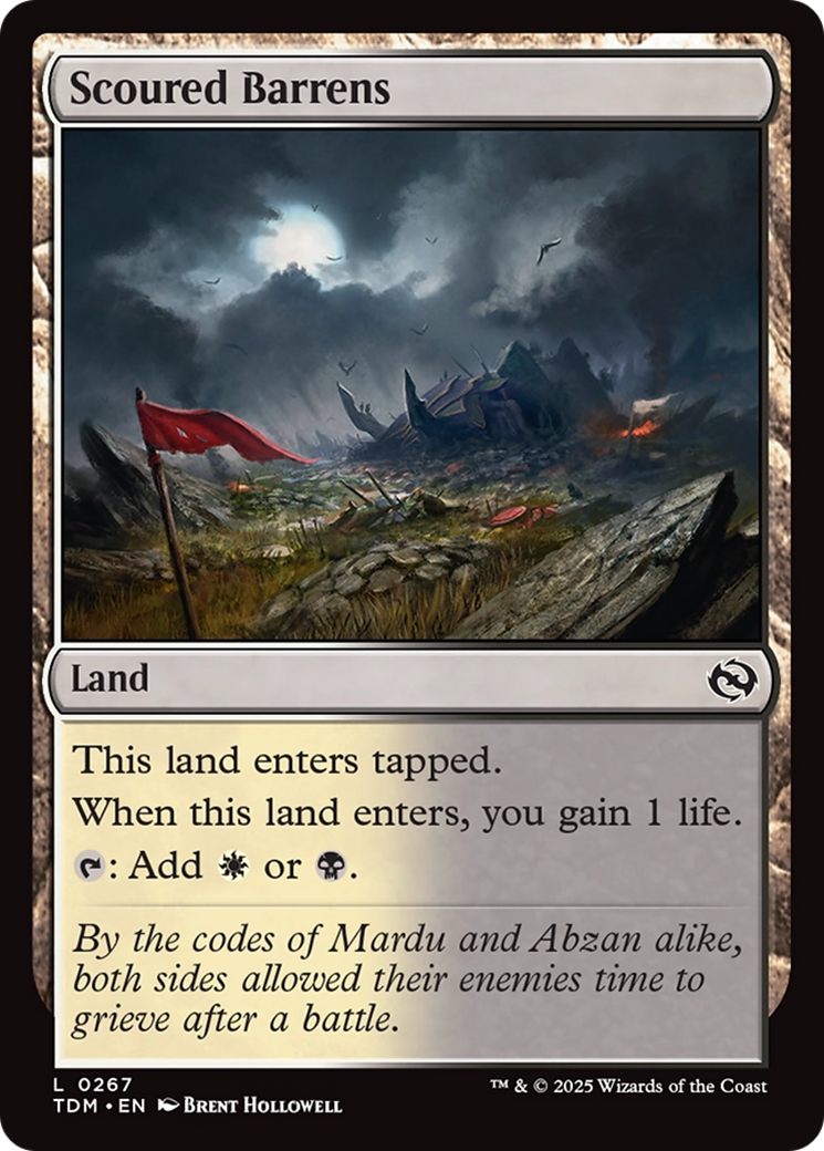 Scoured Barrens [Tarkir: Dragonstorm] | Galactic Gamez