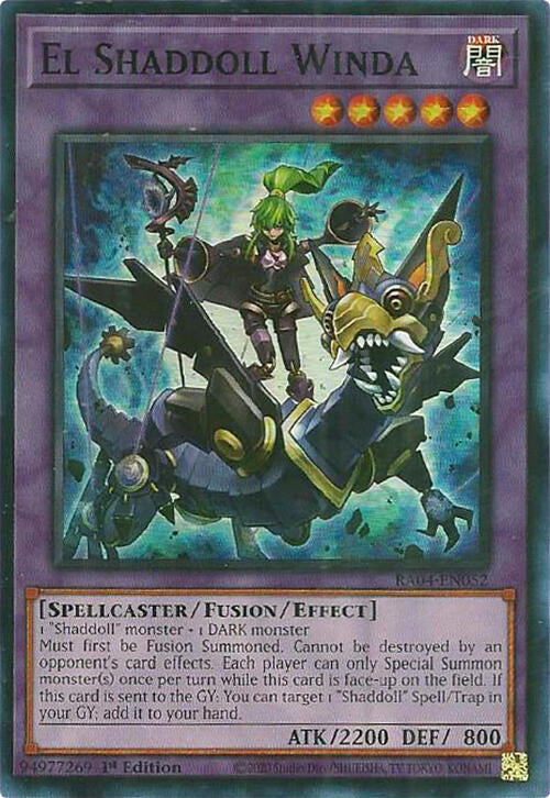 El Shaddoll Winda [RA04-EN052] Super Rare | Galactic Gamez