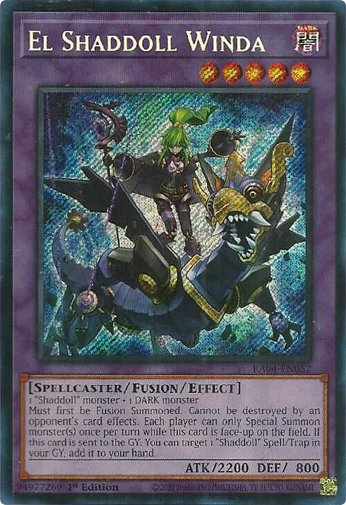 El Shaddoll Winda [RA04-EN052] Secret Rare | Galactic Gamez