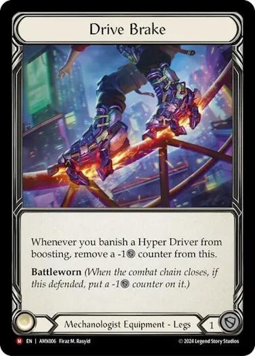 Drive Brake [AMX006] (Armory Deck: Maxx Nitro)  Rainbow Foil | Galactic Gamez