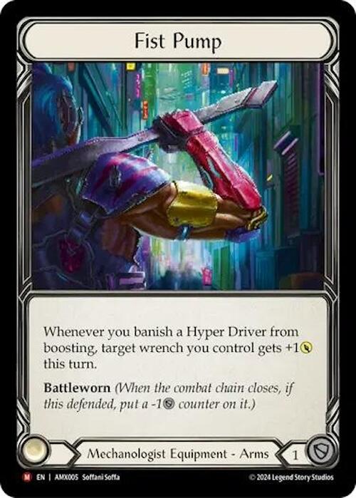 Fist Pump [AMX005] (Armory Deck: Maxx Nitro)  Rainbow Foil | Galactic Gamez