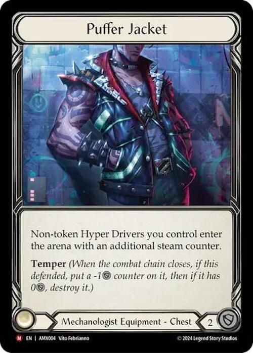 Puffer Jacket [AMX004] (Armory Deck: Maxx Nitro)  Rainbow Foil | Galactic Gamez