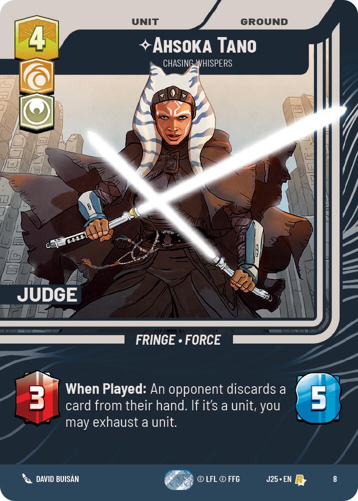 Ahsoka Tano - Chasing Whispers (8) (8) [Judge Promos] | Galactic Gamez