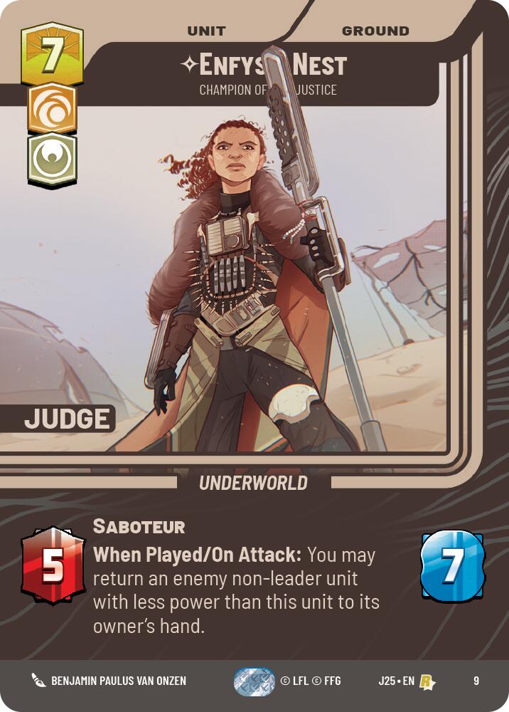 Enfys Nest - Champion of Justice (9) (9) [Judge Promos] | Galactic Gamez