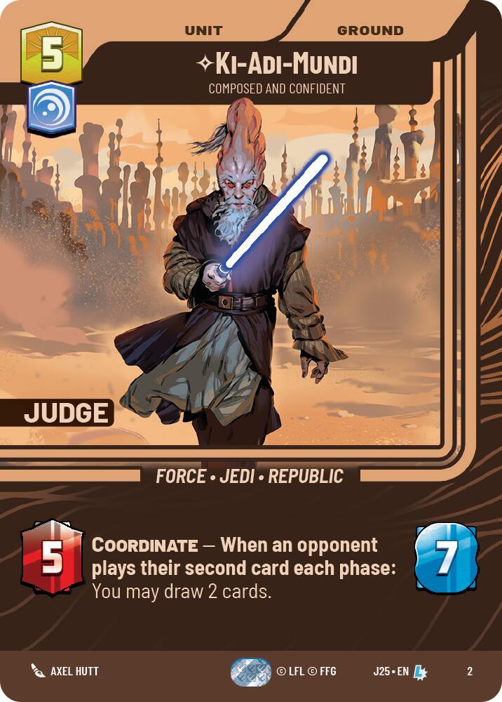 Ki-Adi-Mundi - Composed and Confident (2) (2) [Judge Promos] | Galactic Gamez