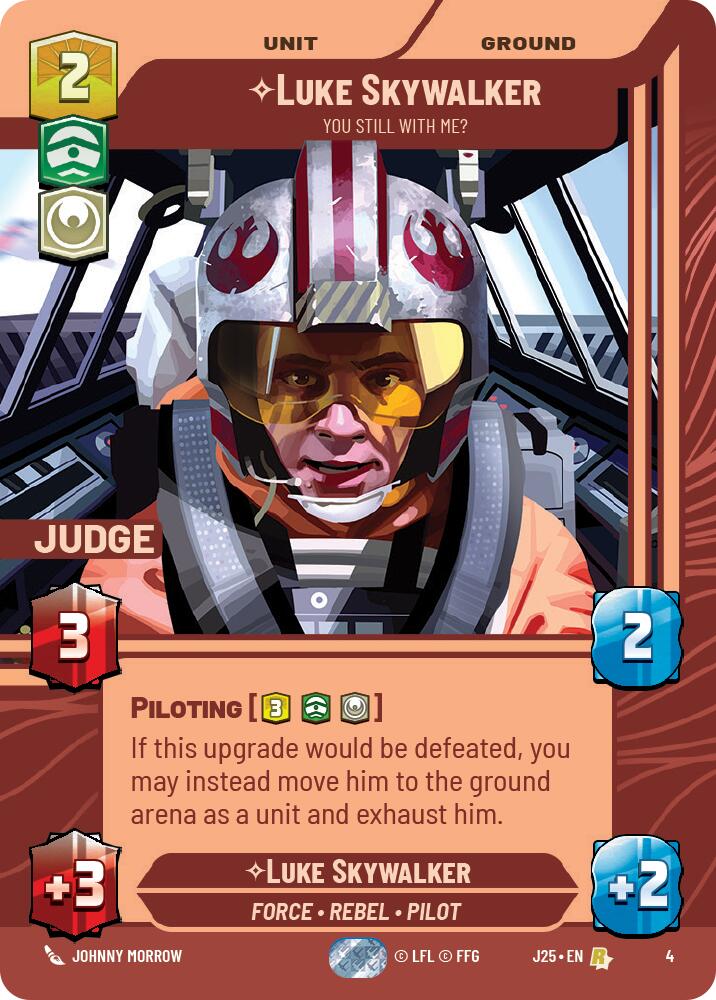 Luke Skywalker - You Still With Me? (4) (4) [Judge Promos] | Galactic Gamez