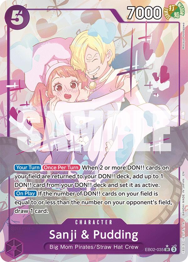 Sanji & Pudding (Alternate Art) [Extra Booster: Anime 25th Collection] | Galactic Gamez