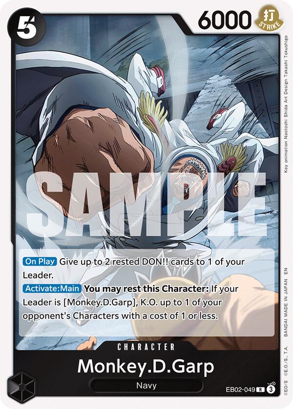 Monkey.D.Garp [Extra Booster: Anime 25th Collection] | Galactic Gamez