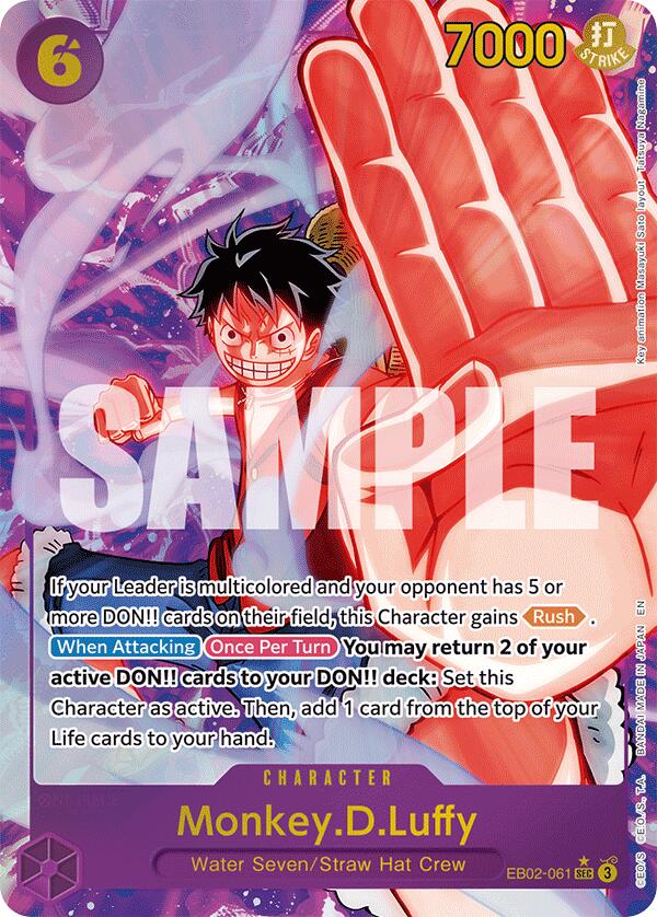 Monkey.D.Luffy (061) (Alternate Art) [Extra Booster: Anime 25th Collection] | Galactic Gamez