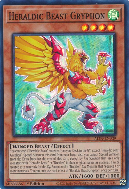 Heraldic Beast Gryphon [ALIN-EN009] Super Rare | Galactic Gamez