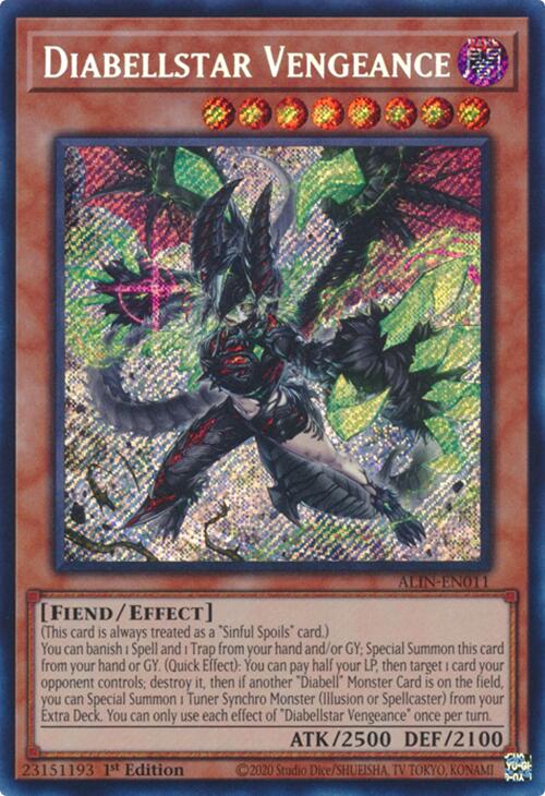 Diabellstar Vengeance [ALIN-EN011] Secret Rare | Galactic Gamez