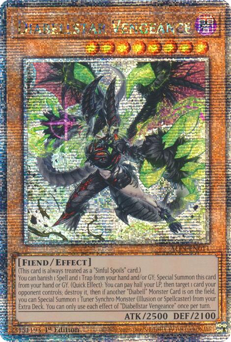 Diabellstar Vengeance [ALIN-EN011] Quarter Century Secret Rare | Galactic Gamez
